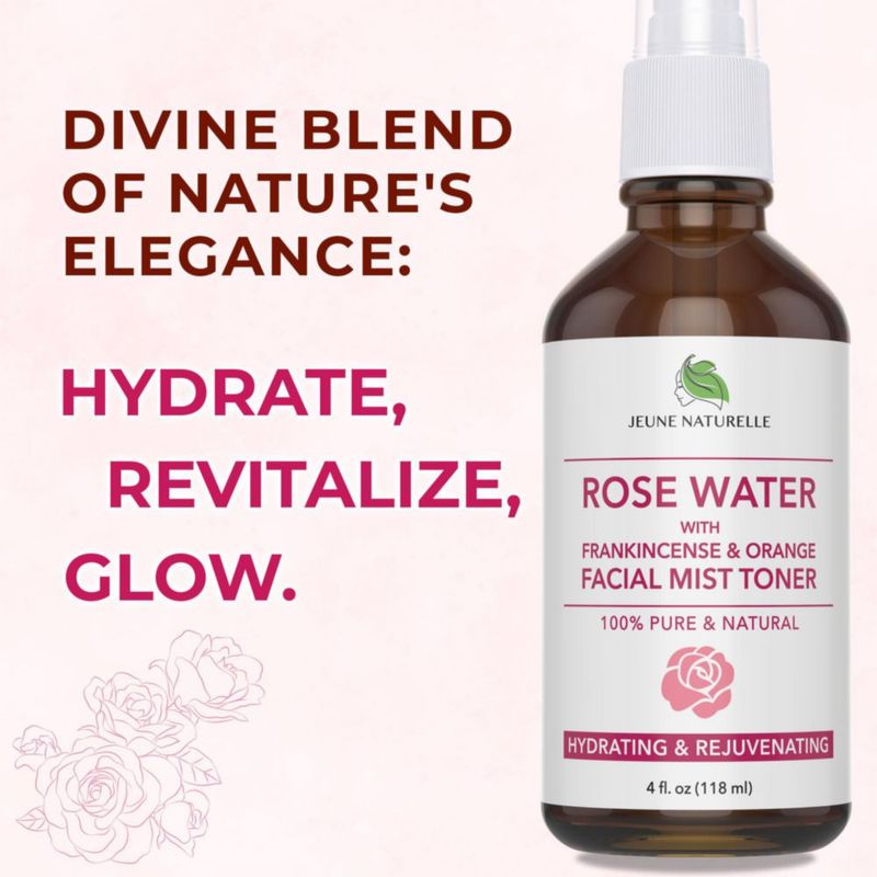 Spray de Agua de Rosas Jeune Naturelle 118 ml Bruma Facial
