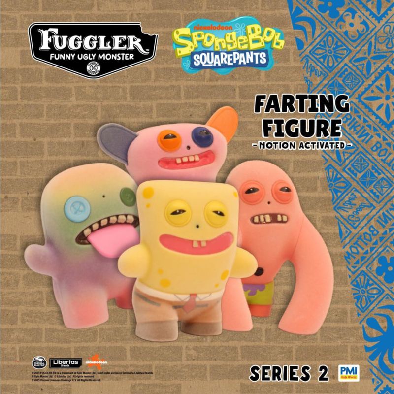 Figura P.M.I. Fuggler Serie 2 con sonidos de pedos activados por sensor