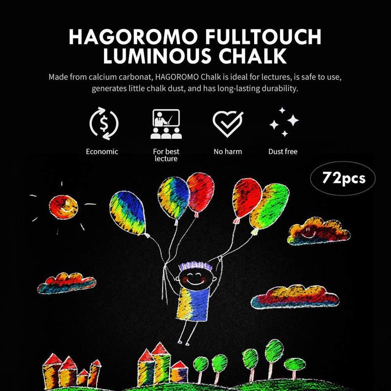 Tiza Hagoromo Fulltouch Luminosa Violeta 72 Piezas