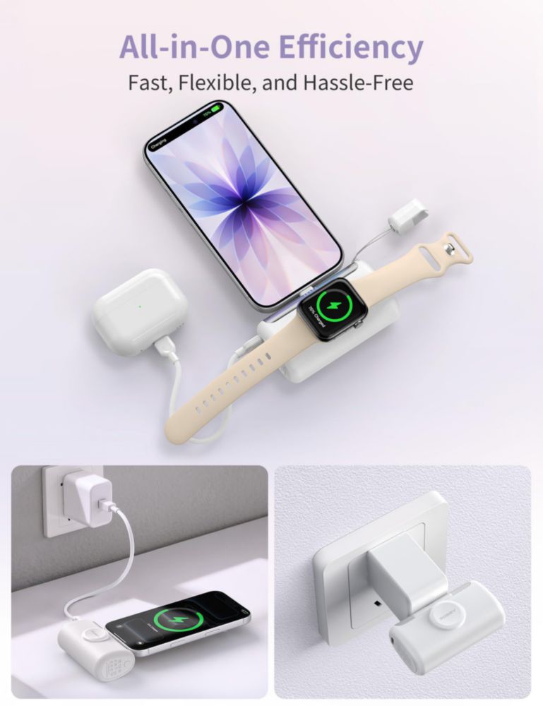 Power Bank RORRY PalmGo 10000 mAh PD 225 W Carga Rápida