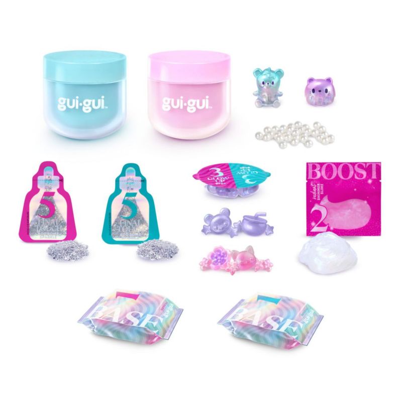 Paquete doble Slime Gui Shimmer Deluxe con 2 limas iridiscentes