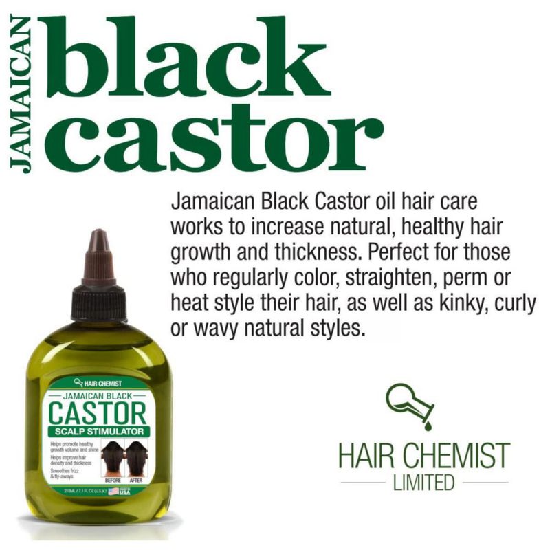 Hair Chemist Estimulador para el Cuero Cabelludo con Aceite de Ricino Negro Jamaicano