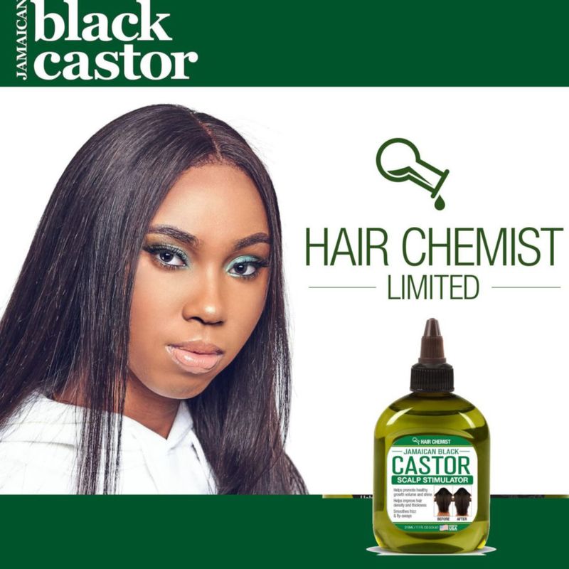 Hair Chemist Estimulador para el Cuero Cabelludo con Aceite de Ricino Negro Jamaicano