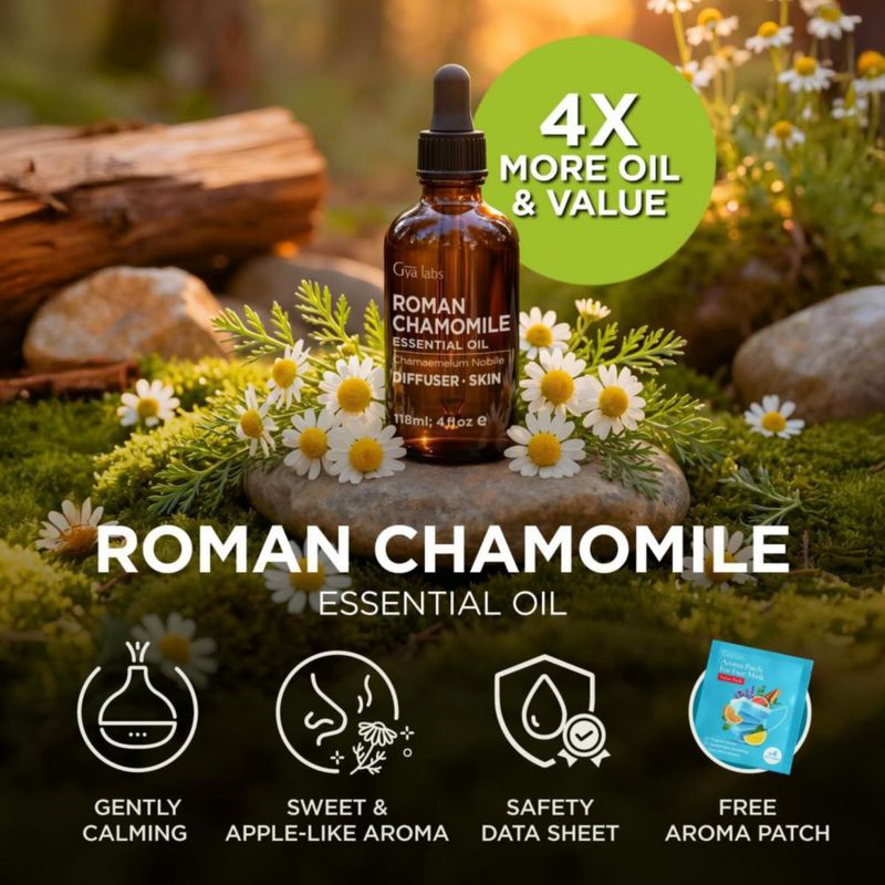 Aceite esencial de manzanilla romana Gya Labs 118 ml