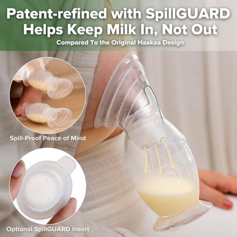 Extractor de leche manual de silicona Haakaa Gen.2 Plus 150 ml