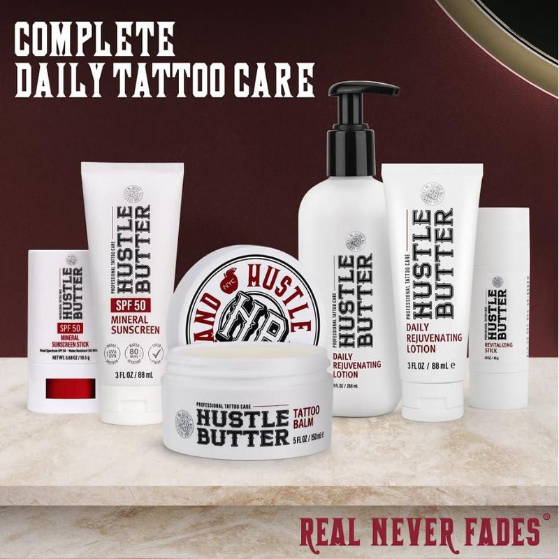 Loción para Cuidado de Tatuajes Hustle Butter Deluxe 88 ml Tamaño Viaje