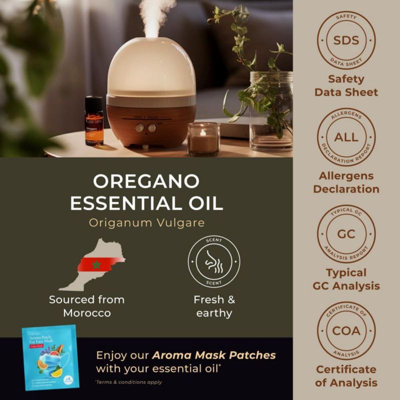 Aceite esencial de orégano Gya Labs 10 ml para aromaterapia