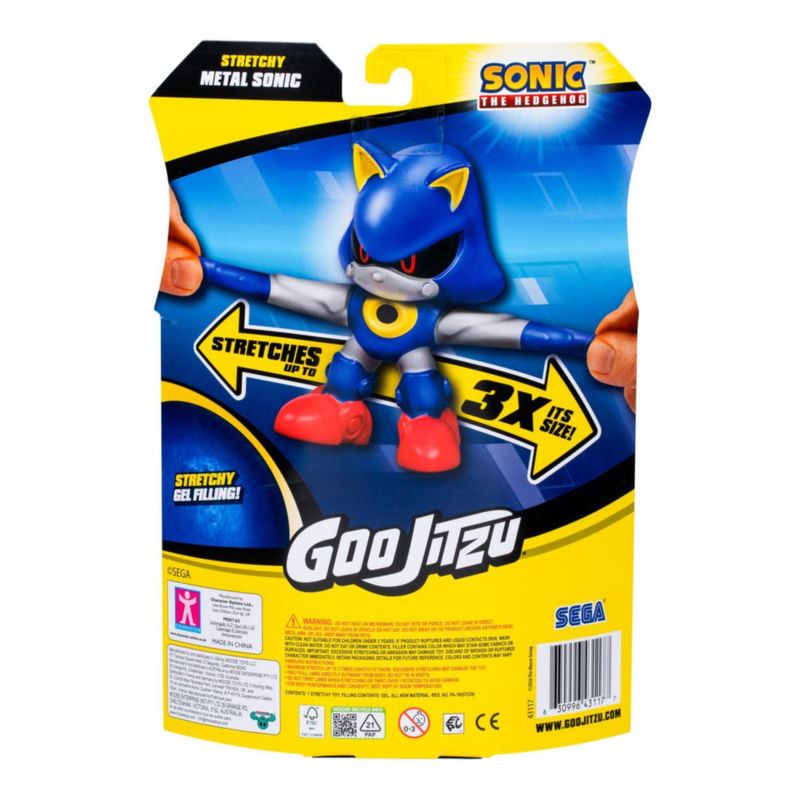 Figura de acción de juguete Heroes of Goo Jit Zu Metal Sonic