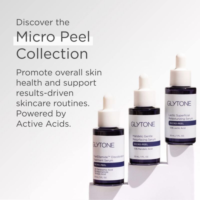 Suero Facial GLYTONE Micro-Peel Ácido Láctico 10% 30 ml