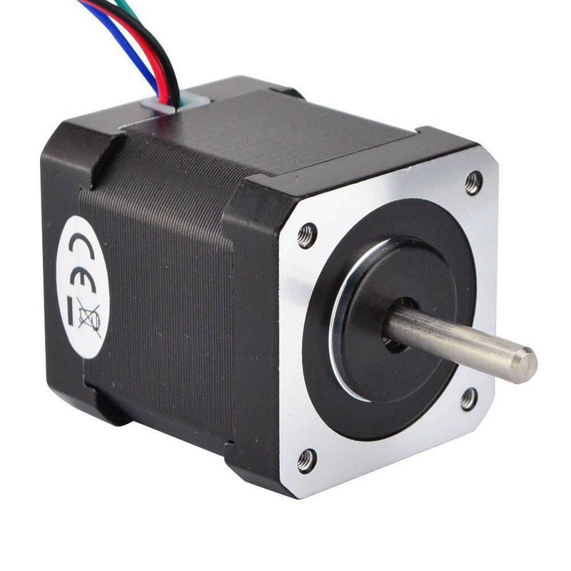 Motor paso a paso STEPPERONLINE Nema 17 45 Ncm 168 A 4 cables