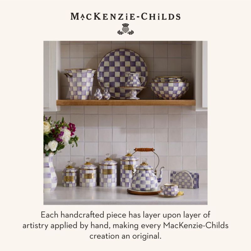 Bandeja Mini Cuadros Violeta MACKENZIE-CHILDS