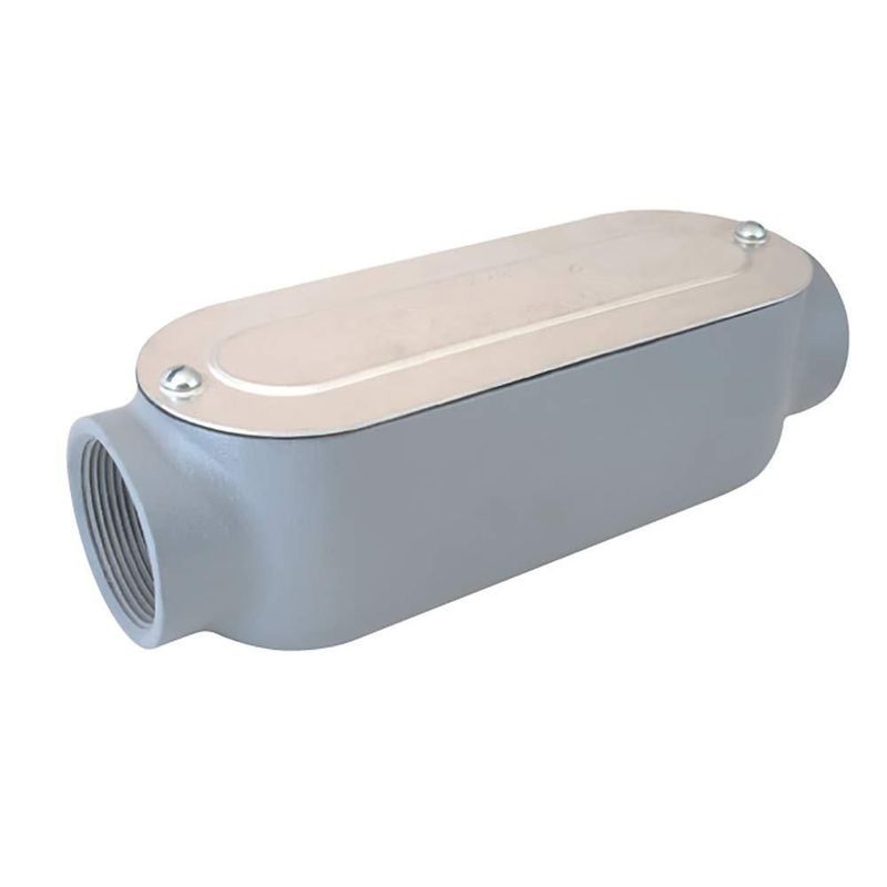 Cuerpo de conducto Sigma 02-55641C de aluminio de 1/2 pulgada de diámetro