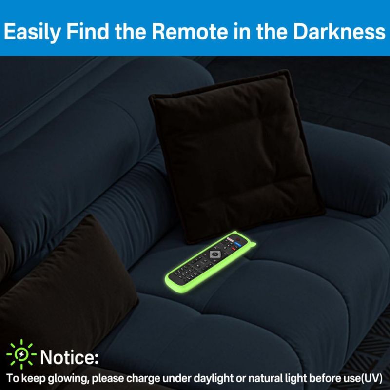Control Remoto tiebutie NH500UP con Funda Luminiscente para TV Philips