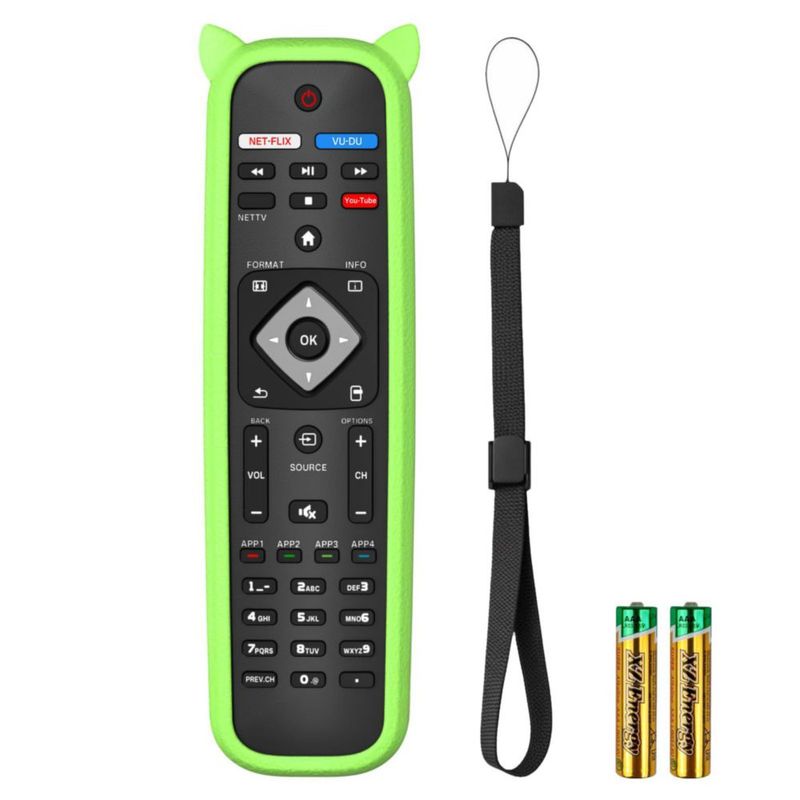 Control Remoto tiebutie NH500UP con Funda Luminiscente para TV Philips