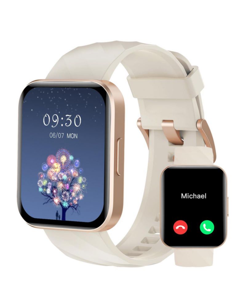 Reloj inteligente RUIMEN D1 para mujeres y hombres con pantalla HD y frecuencia cardíaca