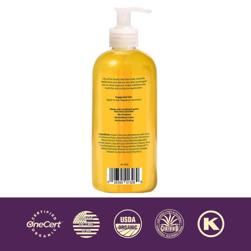 Crema hidratante Lily Of The Desert Gelly 480 ml con aloe vera