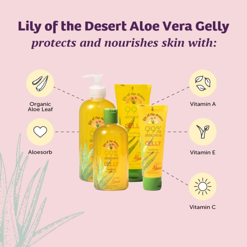 Crema hidratante Lily Of The Desert Gelly 480 ml con aloe vera