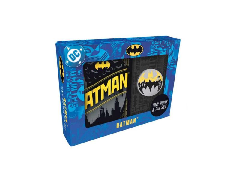 Mini libro y set de pin de Batman de Insight Editions