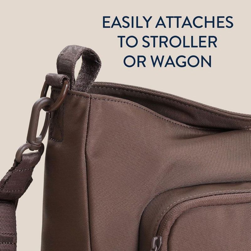 Bolso bandolera Itzy Ritzy Cargo Caddy color Mocha