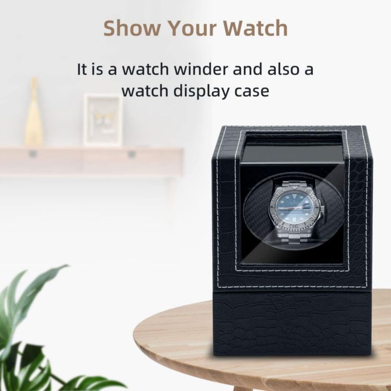 Enrollador de Reloj Mcbazel Simple Ultra Silencioso Automático Negro