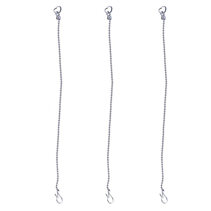 Kit de cadena para válvula de descarga de inodoro Hibbent 3 piezas acero inoxidable 30 cm