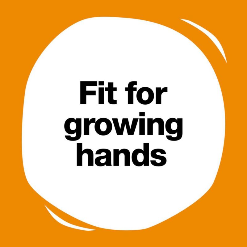 Tijeras Fiskars 18 cm Glitter SoftGrip para niños 12+