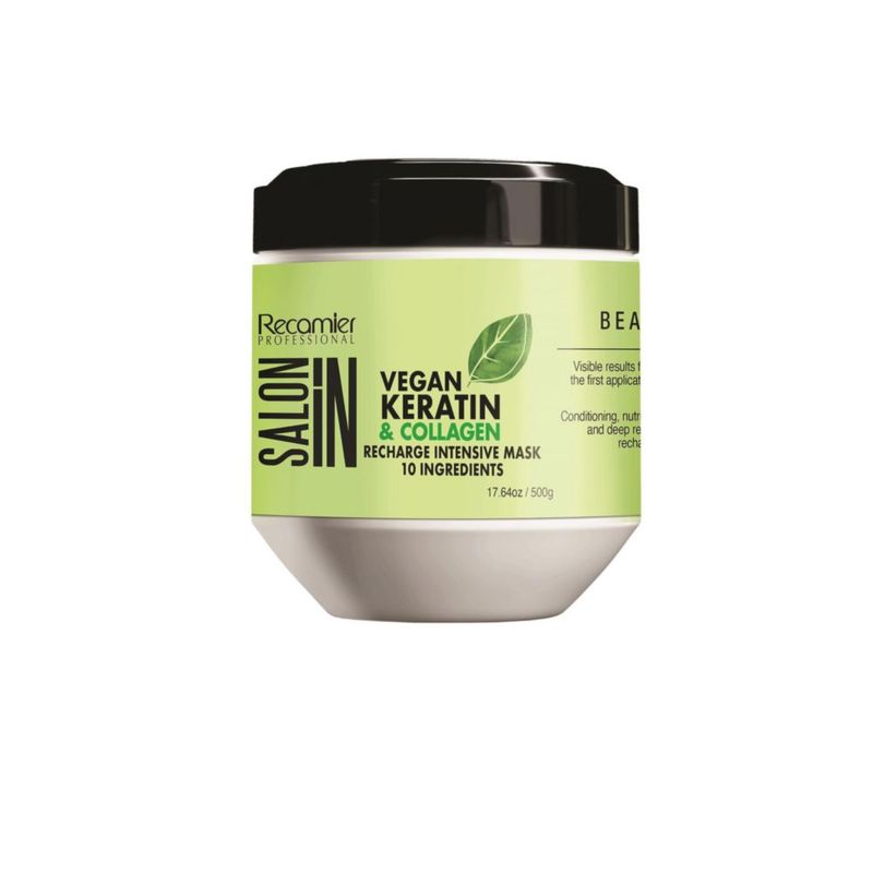 Mascarilla capilar RECAMIER PROFESSIONAL SALON EN QUERATINA VEGANA Y COLÁGENO