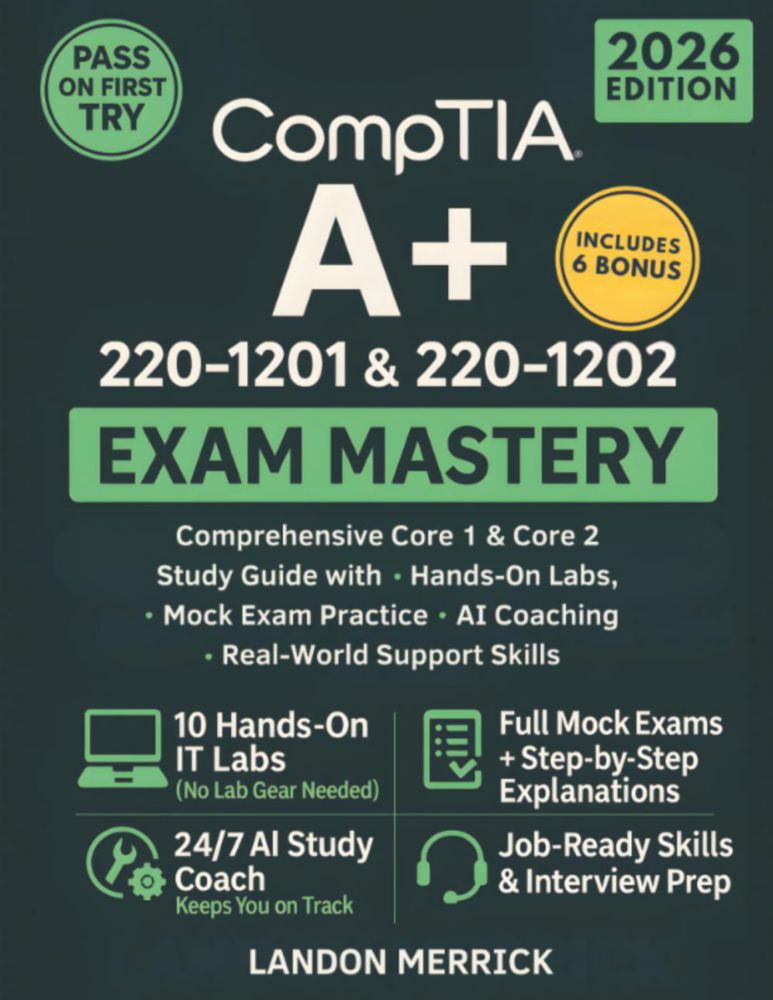 Guía de estudio PublishDrive CompTIA A+ 220-1201 y 220-1202