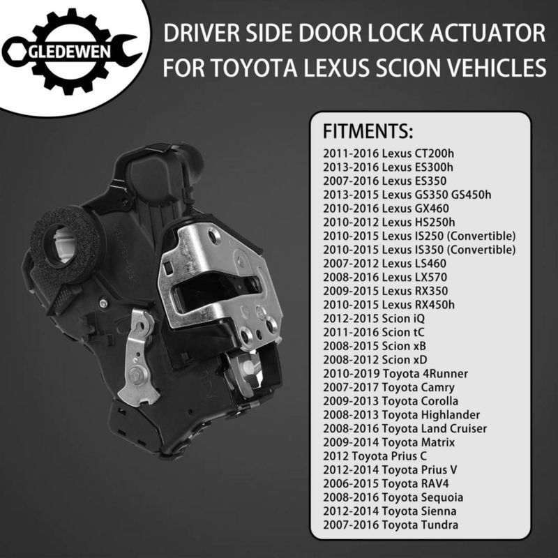 Actuador de cerradura de puerta Gledewen delantero derecho 69030-06200
