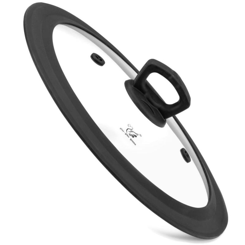Tapa para olla GLOU-GLOU GOOSE GGG de vidrio templado de 11.5-12.5"