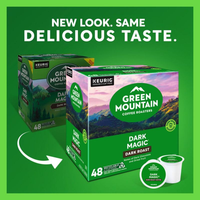 Cápsulas de café Green Mountain Dark Magic tueste oscuro 48 unidades