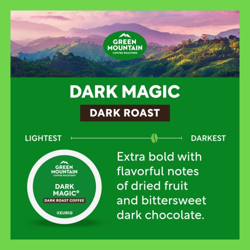 Cápsulas de café Green Mountain Dark Magic tueste oscuro 48 unidades