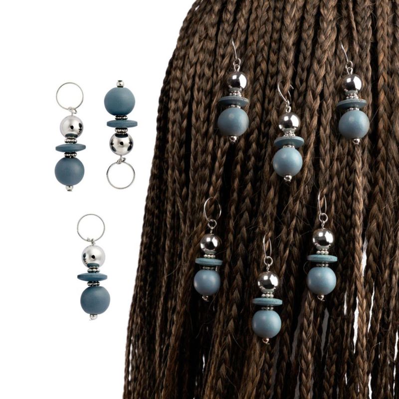 Encantos rojos para trenzas Red by Kiss - Pack de 3 (84)