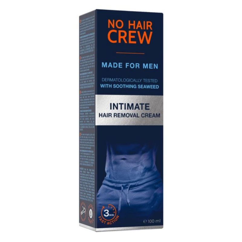 Crema depilatoria No Hair Crew Intimate/Private 100 ml para hombres