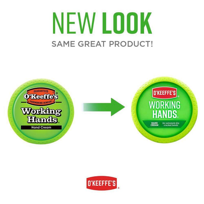 Crema de Manos O'Keeffe's K0350002-11 Paquete de 11 Frascos de 95 ml