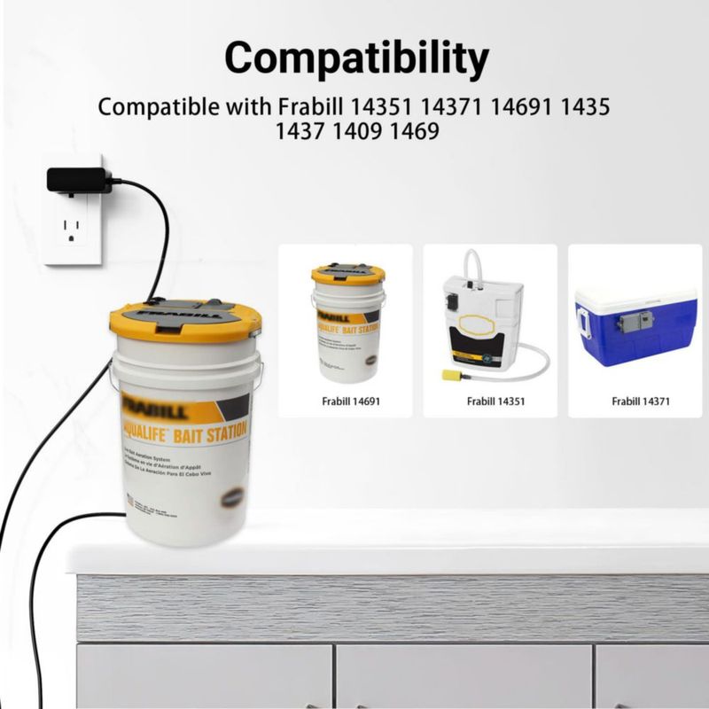 Cargador OatXtorpor 120 V 18 m para aeradores Frabill