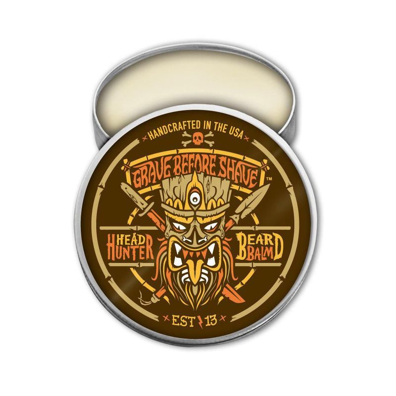 Bálsamo para barba Grave Before Shave Head Hunter con aroma tropical