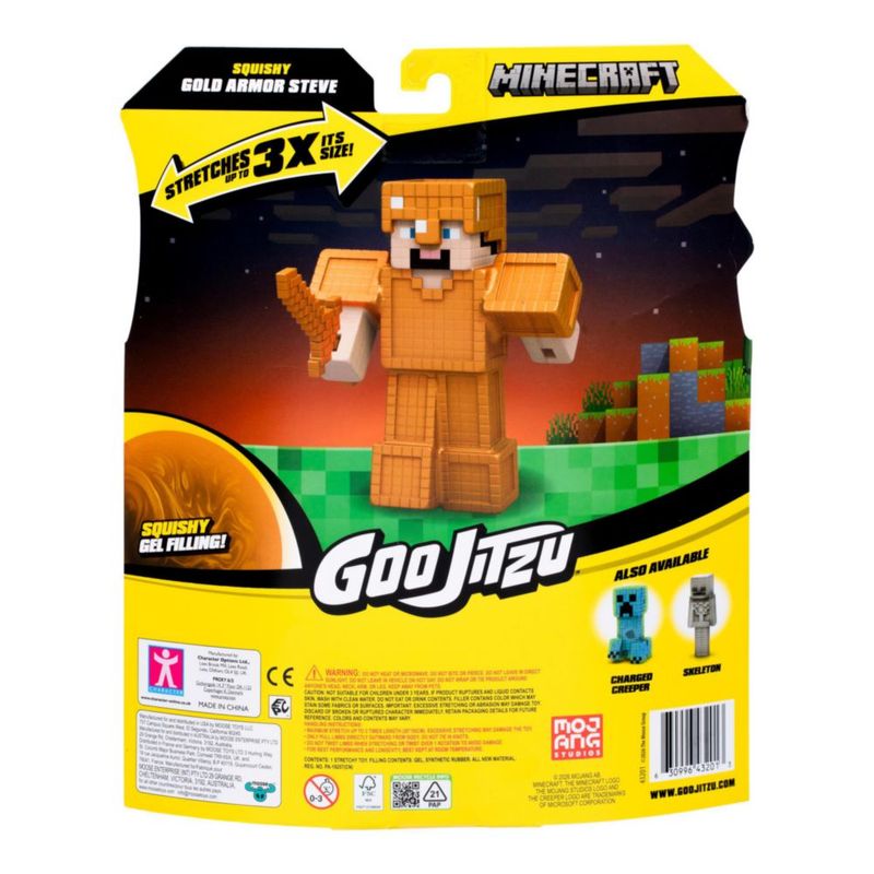 Juguete Heroes of Goo Jit Zu Figuras Estirables de Minecraft 10 cm