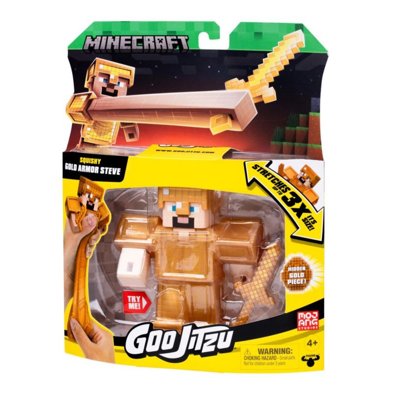 Juguete Heroes of Goo Jit Zu Figuras Estirables de Minecraft 10 cm