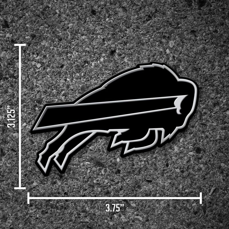 Emblema para coche Rico Industries 13 cm Buffalo Bills 3D