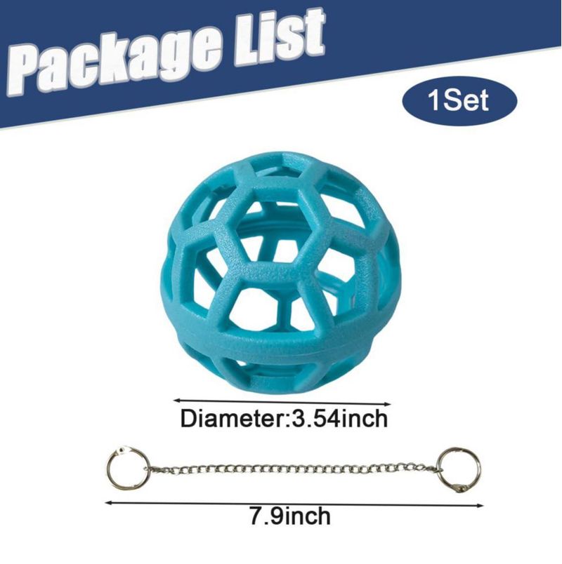 Set de Pelota de Golosinas nsgglecher para Conejo – Alimentador Lento con Colgador