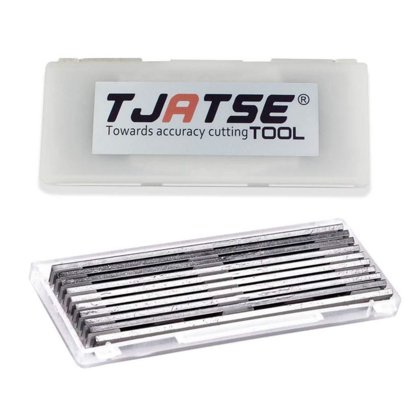 Cuchillas para cepillo de mano TJATSE 82 mm TCT de carburo – Pack de 10