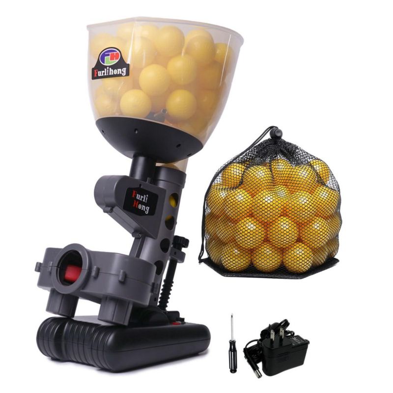 Máquina de lanzamiento de béisbol Furlihong 692BH con batería y alimentación AC