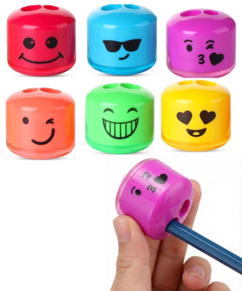 Sacapuntas Mr. Pen - Juego de 6 unidades con doble orificio (4 cm)