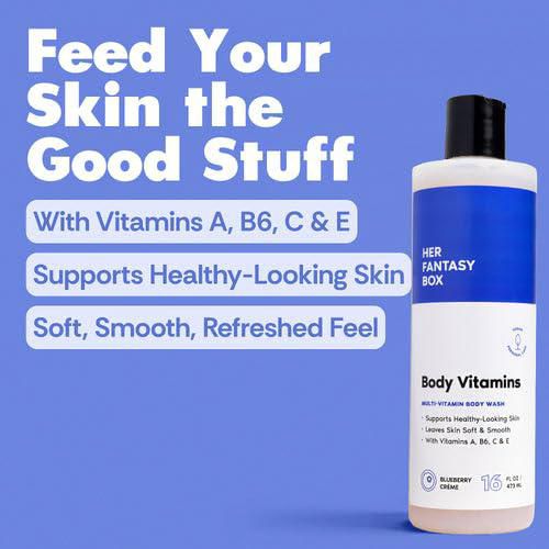 Gel de Baño Hidratante Her Fantasy Box Multi-Vitaminas 473 ml