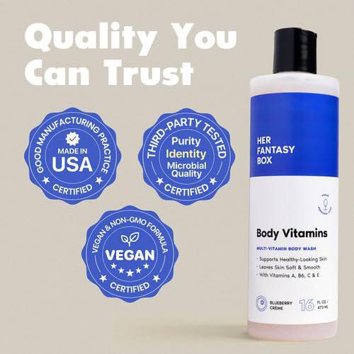 Gel de Baño Hidratante Her Fantasy Box Multi-Vitaminas 473 ml