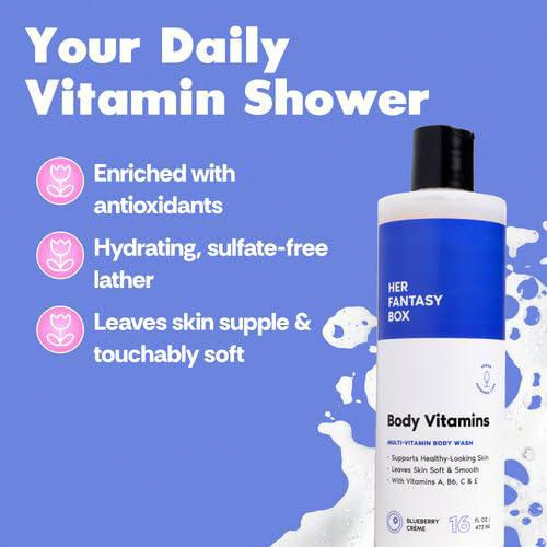 Gel de Baño Hidratante Her Fantasy Box Multi-Vitaminas 473 ml