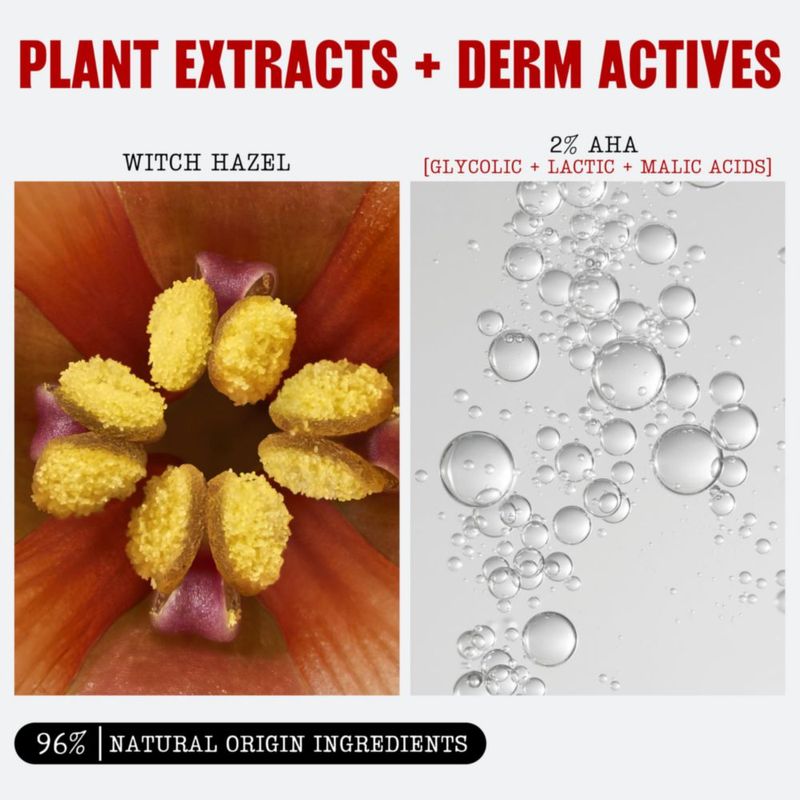 Pads tónico exfoliantes THAYERS con 2% AHA y hamamelis 60 unidades