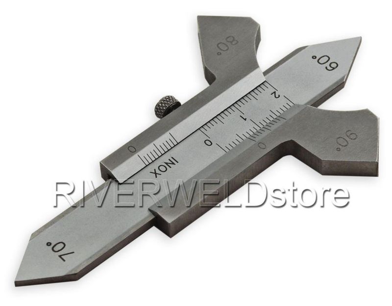 Calibrador de Soldadura RIVERWELD 60° 70° 80° 90°