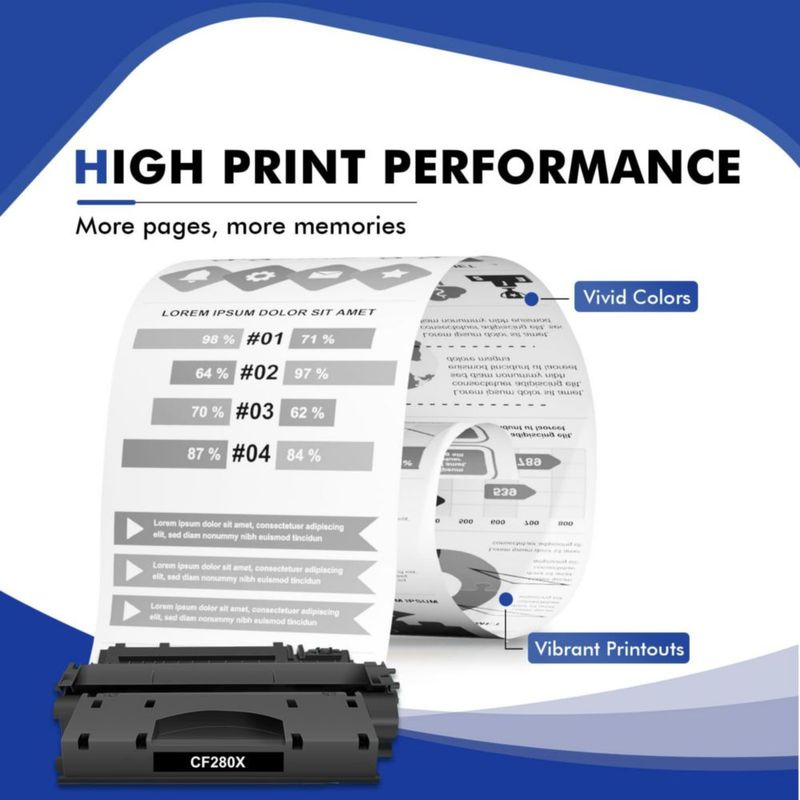 Cartucho de tóner Toner Bank CF280X 80X (paquete de 2)